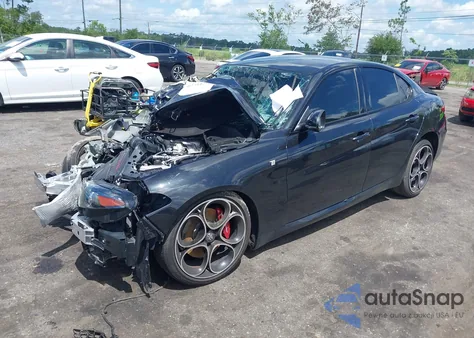 2022 Alfa Romeo Giulia Ti Awd from USA, damaged, VIN ZARFANBN0N7662808